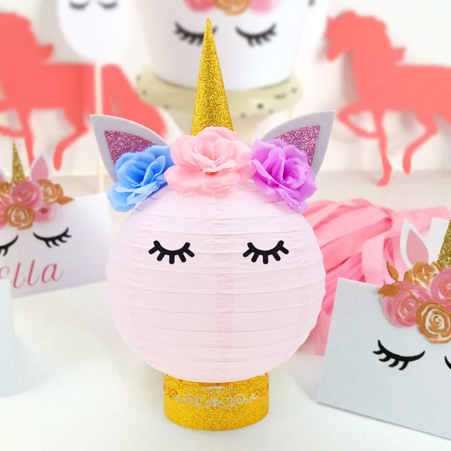 Toys & Games Unicorn Party DecorationsUnicorn Table Centerpieces Paper