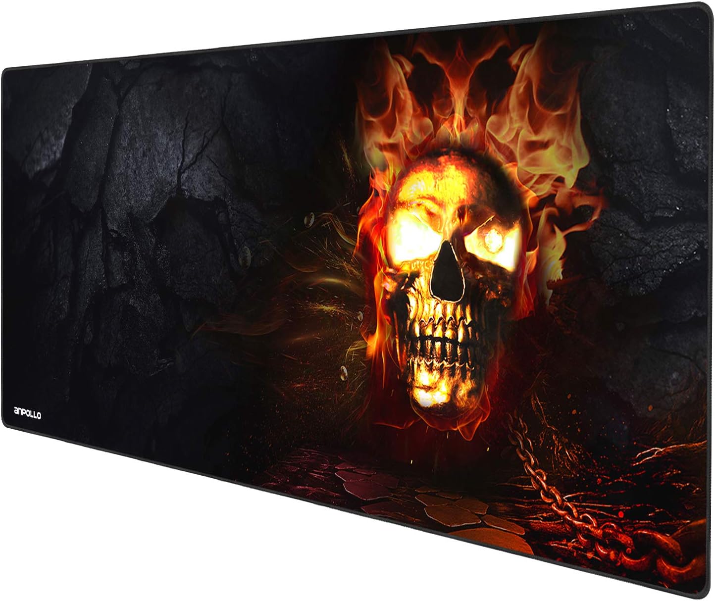 Anpollo Gaming Mouse Mat XXL Large Size 900x400mm Desk Keyboard Mat with Stitched Edges Non Slip