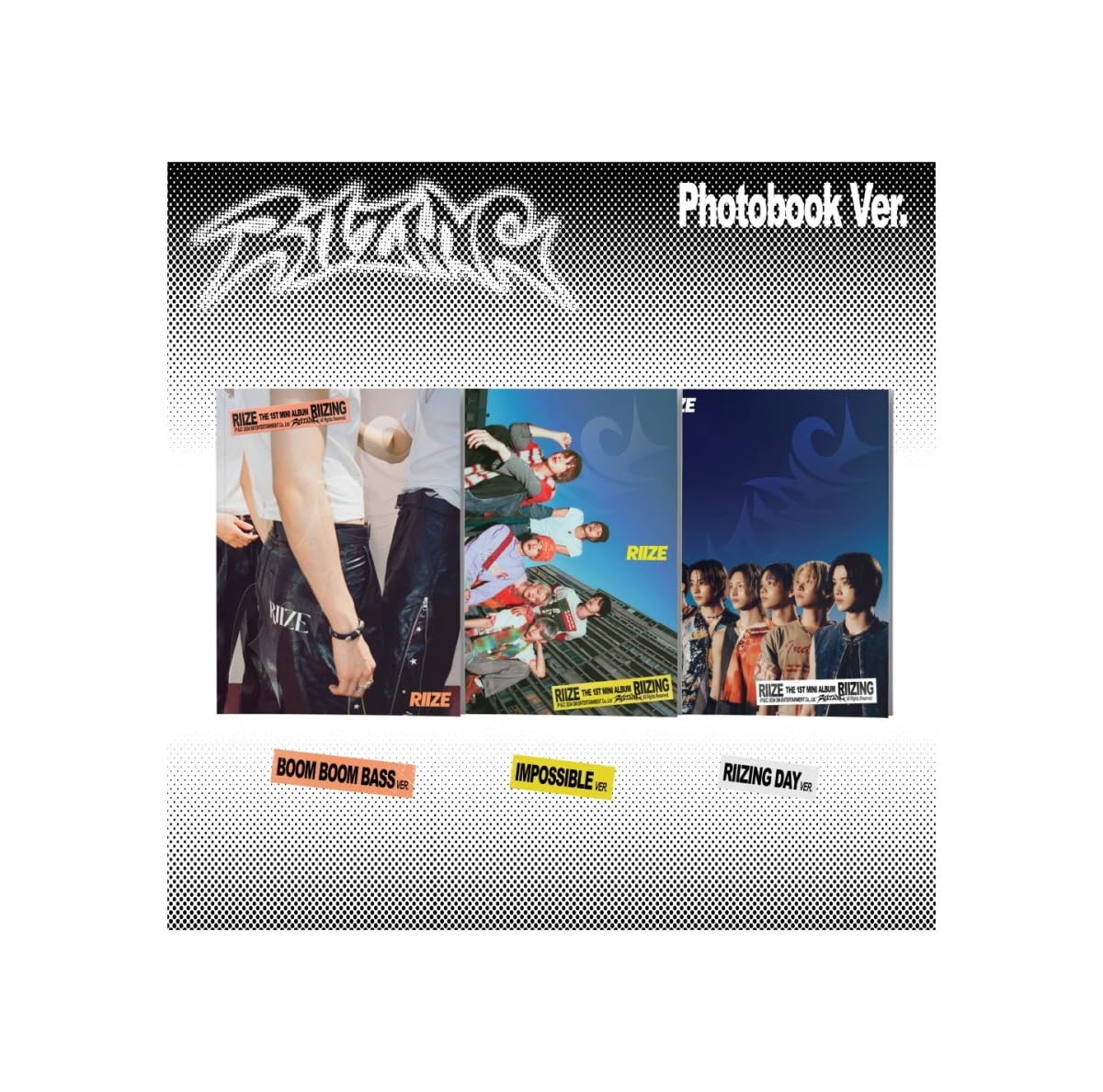 RIIZE - Riizing [Photo Book Ver.] 1st Mini Album+Store Gift (3 ver. SET)