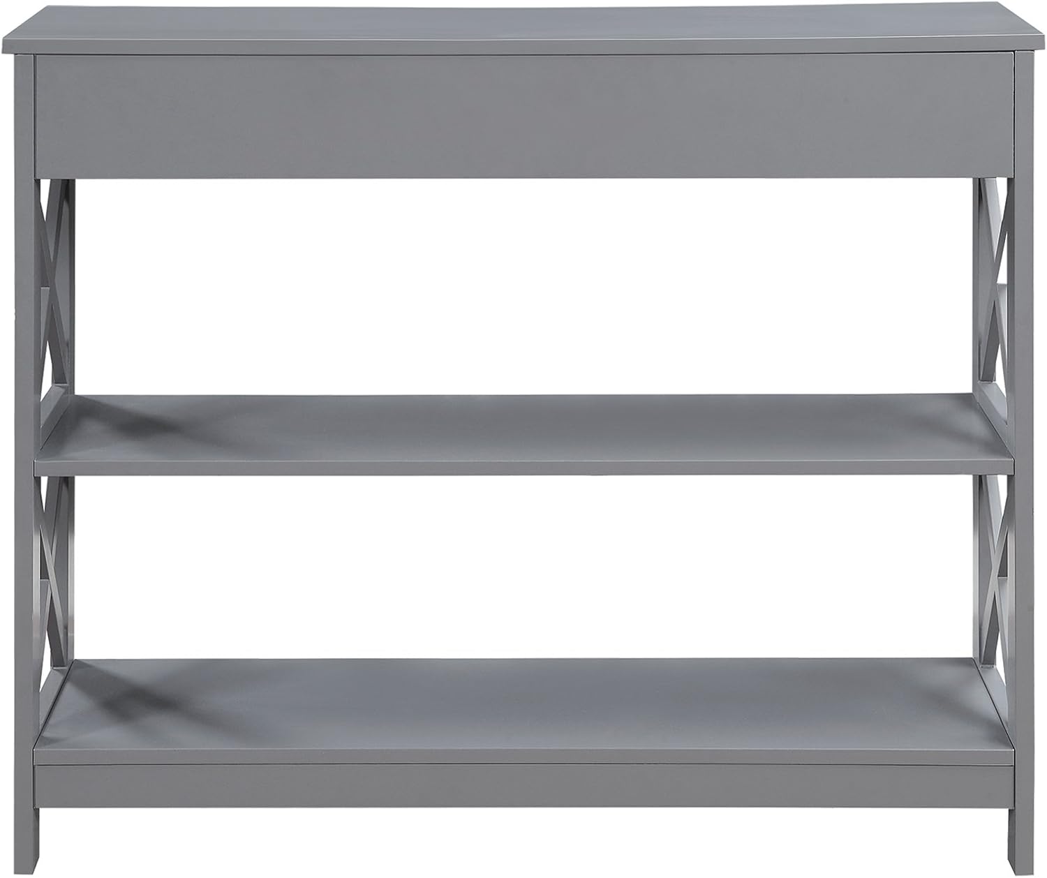 Convenience Concepts Oxford 1 Drawer Console Table, White: Kitchen & Dining