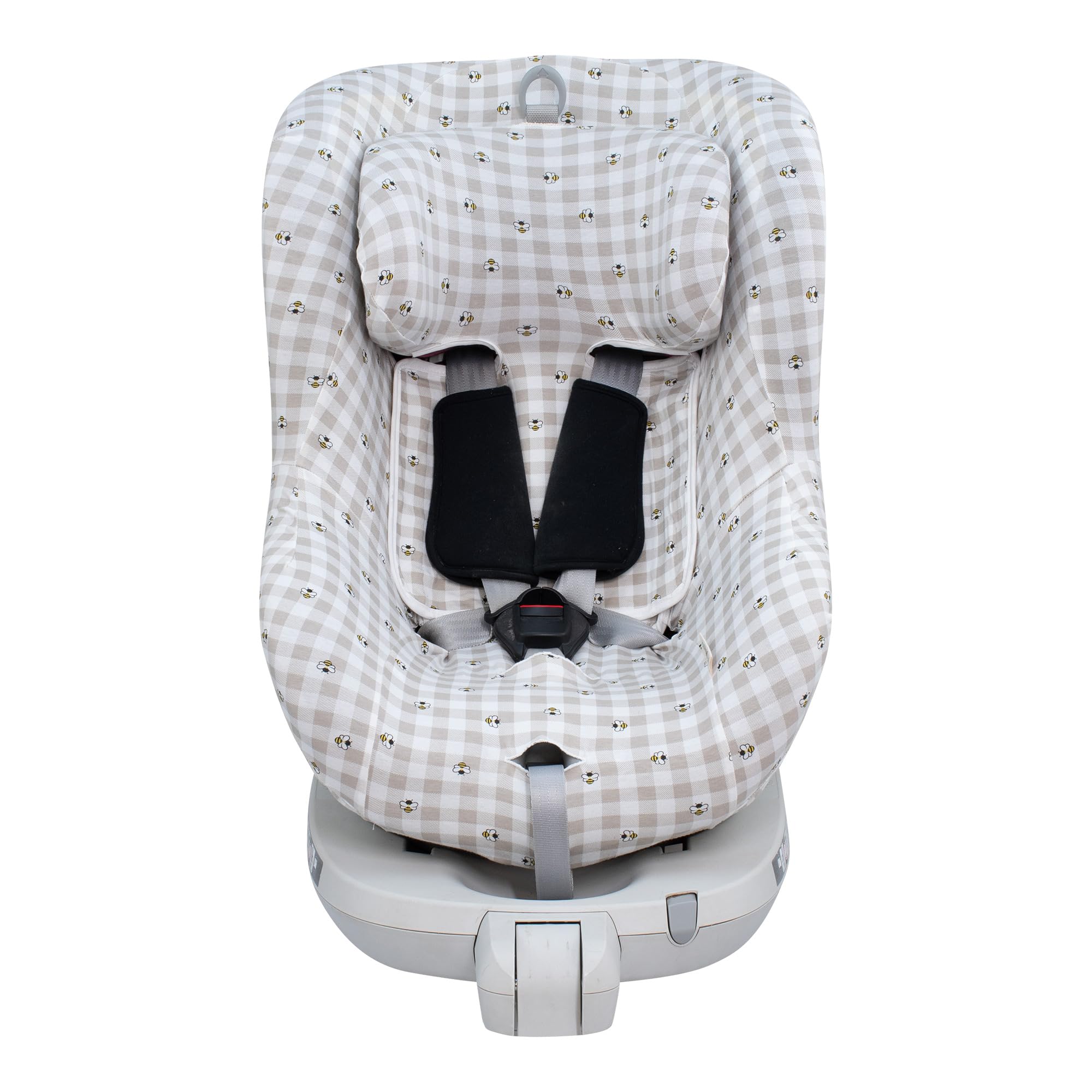 JYOKO KIDS Cover Liner Compatible with Romer Dualfix Swingfix Isize (Picnic Vichy, DUALFIX ISIZE - SWINGFIX ISIZE)