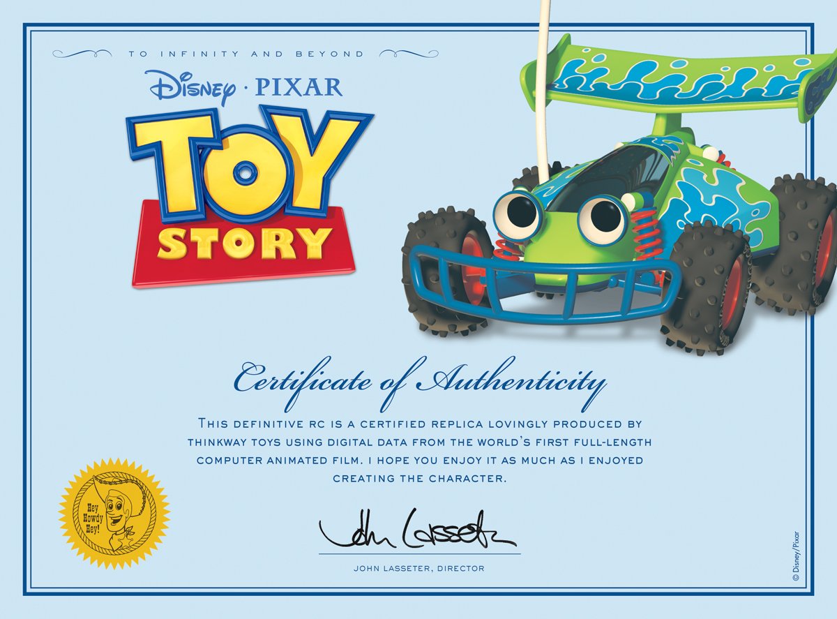 toy story rc wireless remote control car