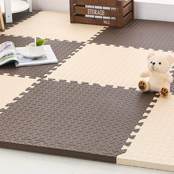 Amazon.co.jp： ジョイントマット クッションマット 組み合わせ 厚手 防音 撥水加工 洗える 滑り止め 洗える 抗菌 床暖房対応