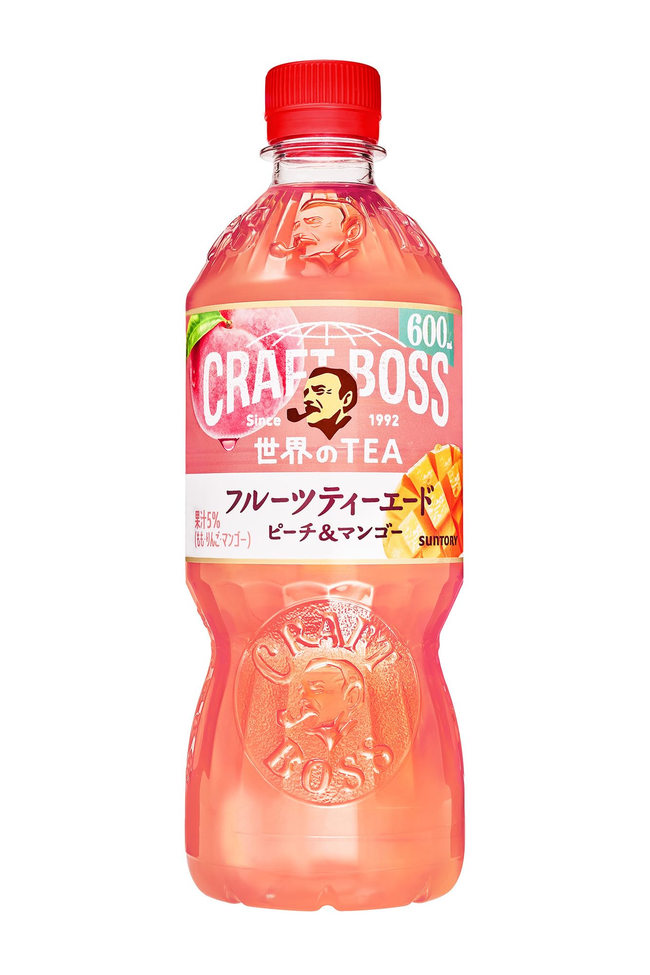 サントリー ボス BOSS クラフトボス フルーツティーエード 紅茶 世界のTEA 600ml×24本商品画像
