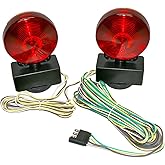 MAXXHAUL 80778 Magnetic Towing Light Kit (Dual Sided for RV, Boat, Trailer and More DOT Approved), 1 Pack
