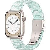 Pleixiu Compatible With Apple Watch Band 38mm 40mm 41mm 42mm 44mm 45mm 46mm 49mm Lightweight Resin For iwatch Ultra 3 2 Series 11 10 SE Series 9 8 7 6 5 4 3 2 1 Apple Watch Bands for Women Men