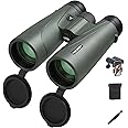 15x52 UHD Binoculars for Adults - High Powered with Phone Adapter, Lens Pen, Quick Release Straps - Binoculars for Bird Watching, Hunting, Stargazing, Cruise Ship