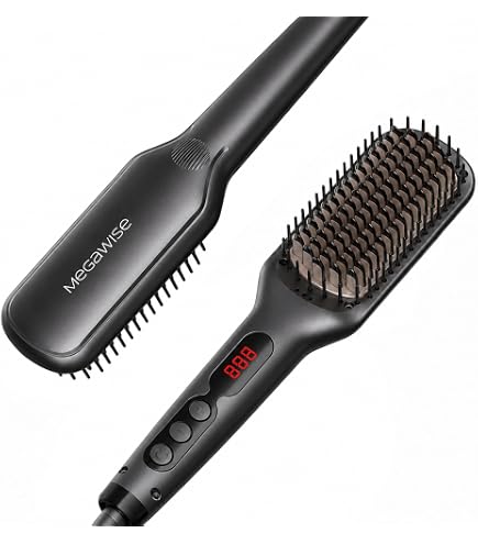 Amazon.com : Hair Straightener Brush, Ionic Hair Straightener Comb