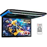 XTRONS 17.3-Inch FHD Car Overhead Monitor with HDMI, Built-in Speaker | Ultra-Thin 16:9 TFT Display with 1920 x 1080 Resolution and 1080p Playback for Roof-Mounted In-Car Entertainment