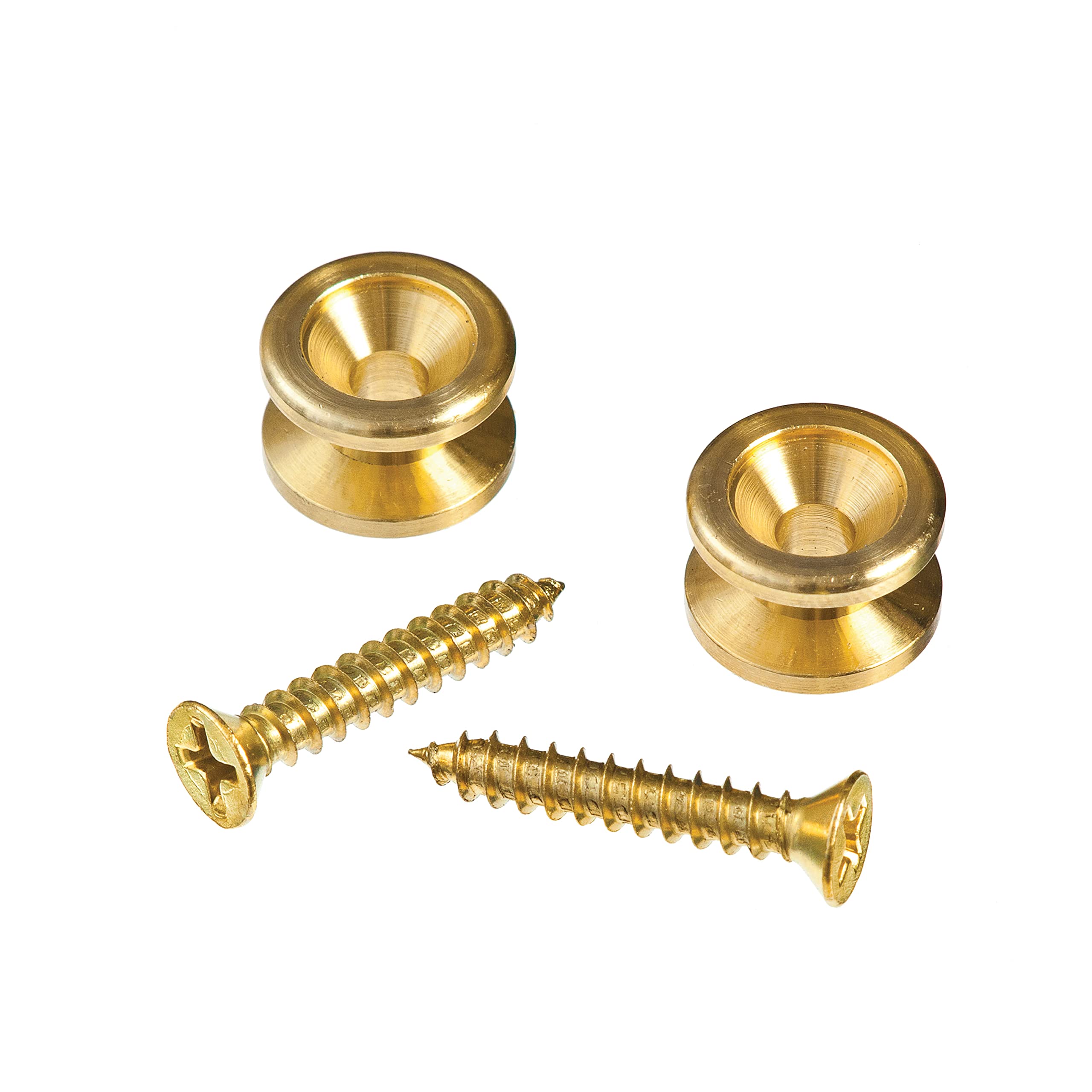 Planet Waves Solid Brass End Pins - Brass (Pair)