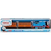 Thomas &amp; Friends Motorized Toy Train with Battery-Powered Thomas Engine and Annie and Clarabel Passenger Cars for Unisex Children