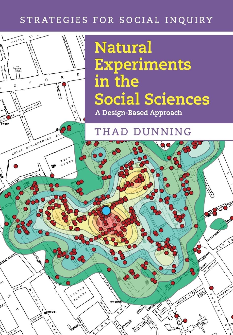 Natural Experiments in the Social Sciences: A Design-Based Approach  (Strategies for Social Inquiry): Amazon.co.uk: Dunning, Thad:  9781107698000: Books
