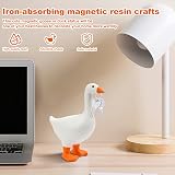 Pipihome 3D Creative Duck Key Ring Magnetic Goose Keyring Mini Tool Holder view 5