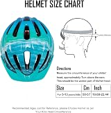 EXCLUSKY Kids Bicycle Helmet Ocean Blue 50-57cm Adjustable 5-13 yrs view 2