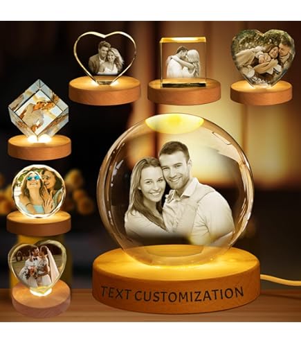Sfera Di Cristallo Digitale 3D Per Foto E Video, Regalo Personalizzabile Con Schermo, Ideale Per Coppie