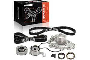 A-Premium Engine Timing Belt Kit with Water Pump Compatible with Honda Accord 1990-1997, Odyssey 1995-1997, Prelude 1992-1996
