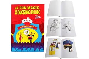 Mipartebo Magic Coloring Book - Fun Magic Trick for Adults - 3 Sizes