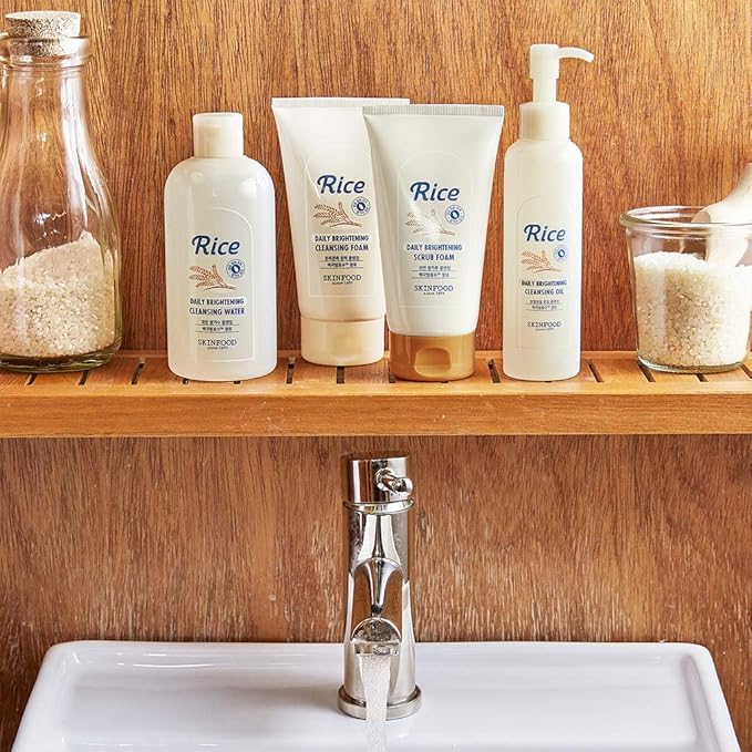 rice brightening cleansing foam