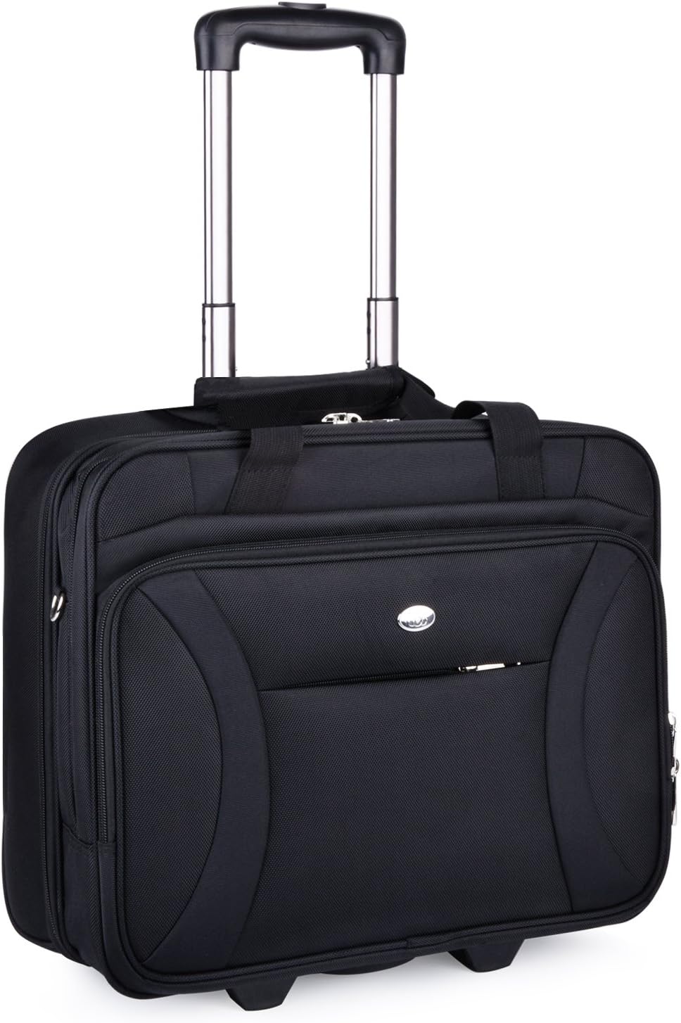 Rolling Laptop Case,COOFIT Wheeled Laptop Bag with Wheels 15.6 inch Computer Bag Laptop Trolley