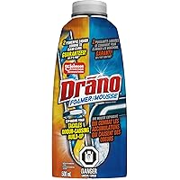 Drano Foamer Drain Clog Remover and Cleaner, Foam Fills Pipes to Unclog and Remove Hair, Soap Scum, Blockages and More from S