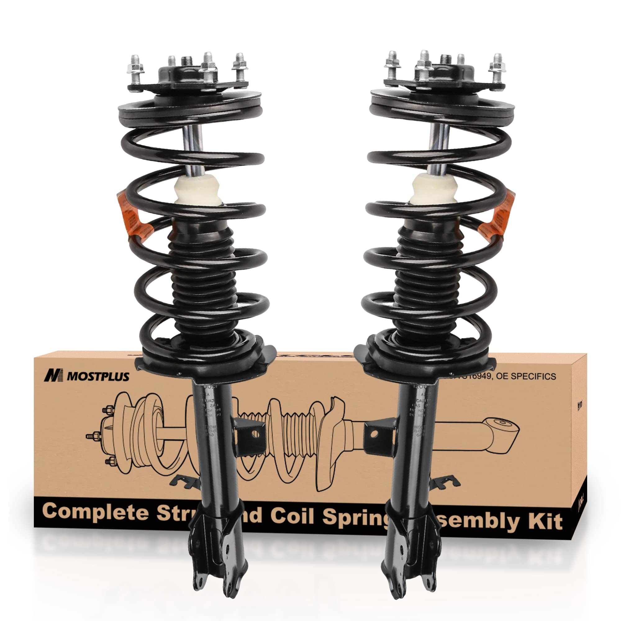 Photo 1 of ***It is used, it is missing parts, it is not known if it works 100%.***MOSTPLUS LH+RH Set Front Quick Complete Struts Shocks Absorbers Compatible for  Escape Mercury Mariner Mazda Tribute (Front Both Side)