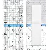Waterproof Incision Bandages for Large Wounds Knee Hip Replacement Adheisve Island Dressing Bandaid Tape Post Surgical Shower Protector, No Glue On Center 4 x 10 Inch (Pack of 14)