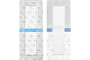 14 Pcs Waterproof Shower Protector Bandage 4"x10" for Post-Knee Replacement Hip Surgery Long Recovery Surgical Engraving Adhe