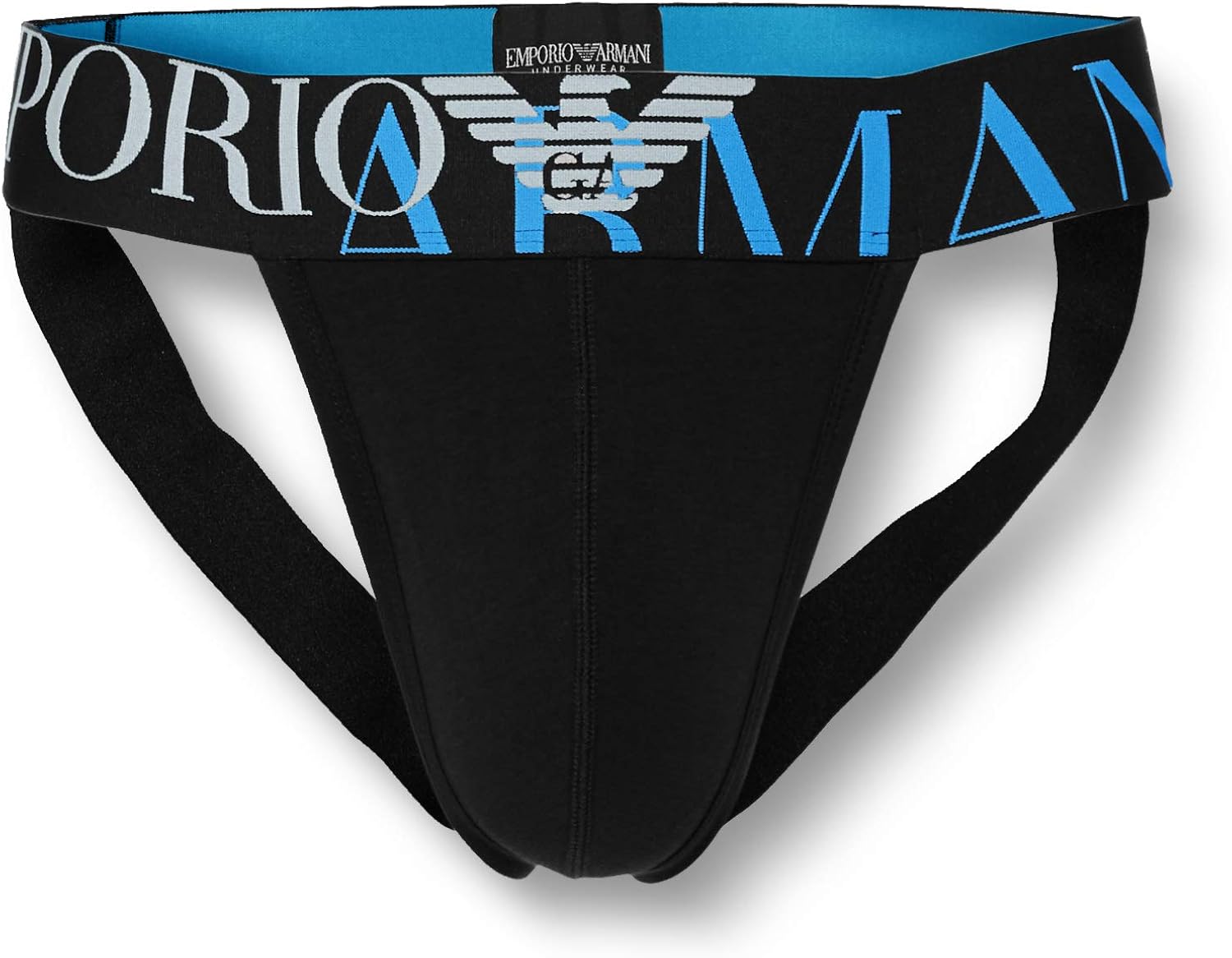 Emporio Armani Men's Megalogo Jockstrap, Black, M at  Men’s Clothing store