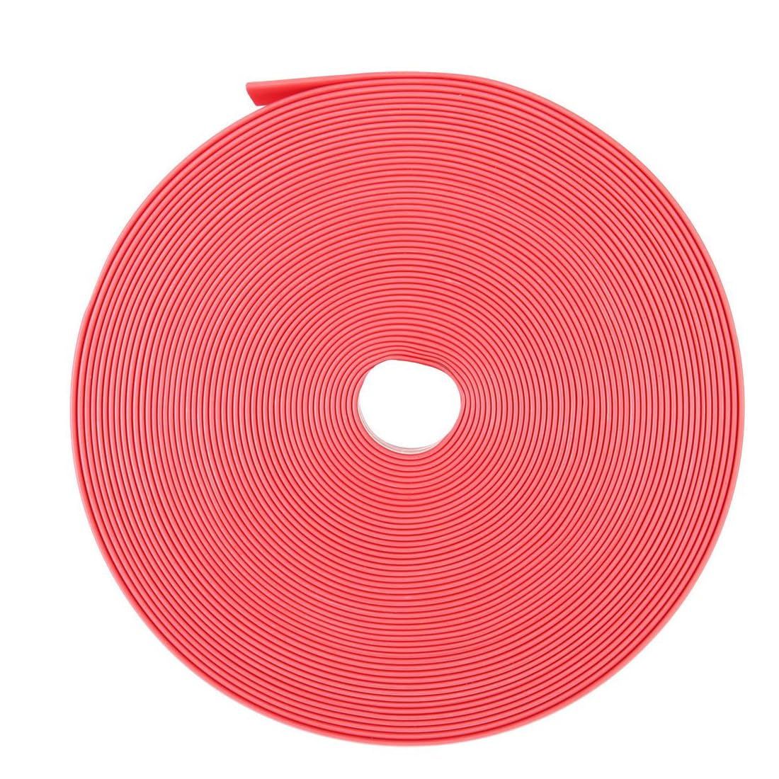 Unifizz Heat Shrink Tubing 11mm Dia 17mm Flat Width 2:1 Ratio Shrinkable Tube Cable Sleeve 10m - Red