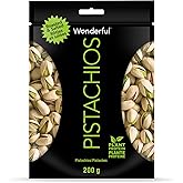 Wonderful Pistachios, in Shell, Roasted and Salted, 200 g Resealable Pouch
