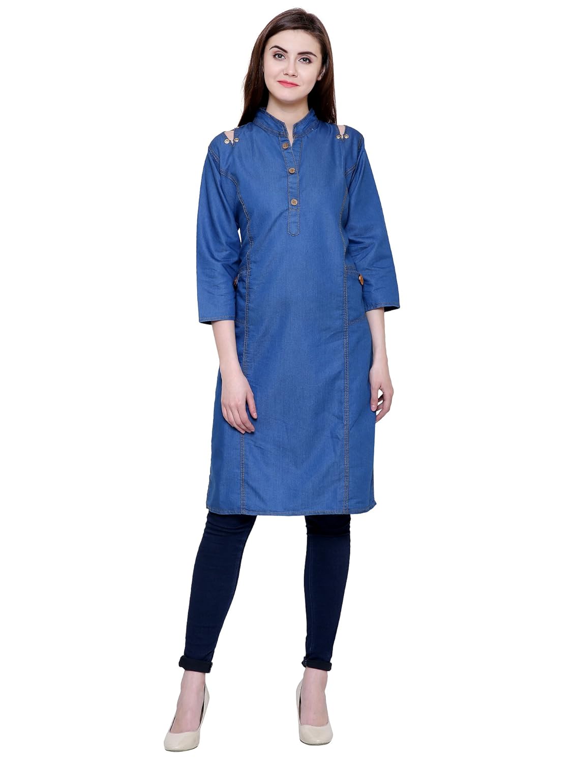 denim kurti designs