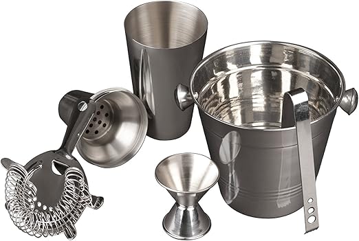 cocktail shaker and ice bucket set