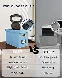 Oterri File Organizer Box with Lid, Hanging Filing