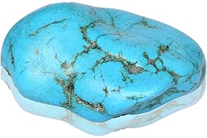 GEMHUB Turquoise Natural Blue Stone Rough Rock Crystal 100-400 Carats Blue Turquoise Gemstone Beads 100% Certified