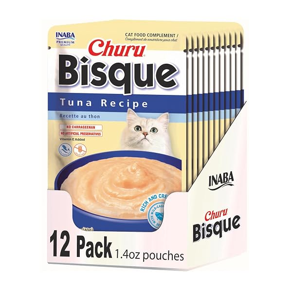 INABA CHURU BISQUE FOR CATS, CREAMY LICKABLE PURÉE...