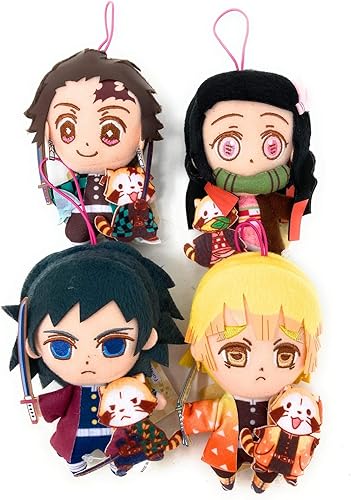 Amazon 鬼滅の刃 ラスカル コラボ マスコット 4種セット 約16 アニメ 萌えグッズ 通販