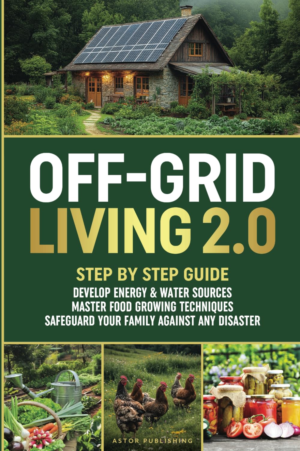 Off-Grid Living 2.0: Step by Step Guide to Develop Energy & Water Sources, Master Food Growing Techniques & Safeguard Your Family Against Any Disaster (Hands-on Homesteading) Off-Grid Living 2.0: Step by Step Guide to Develop Energy & Water Sources, Master Food Growing Techniques & Safeguard Your Family Against Any Disaster (Hands-on Homesteading) Paperback Kindle Hardcover