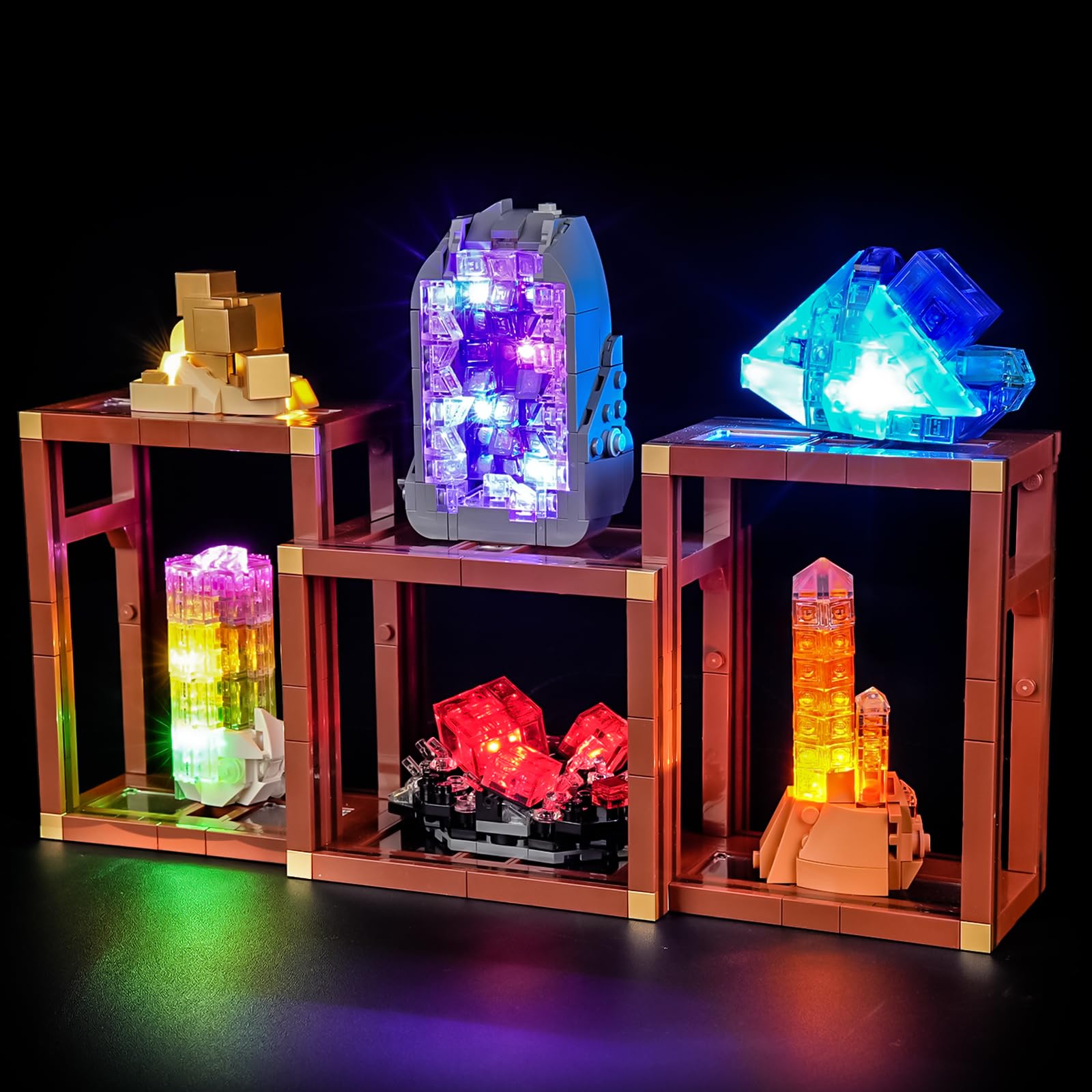 BRIKSMAX 2.0 Light Kit Compatible with Lego Ideas Mineral Collection 21362 Building Sets- LED Lighting Kits (Accessories Only), Cable-Hiding Tech for Display, Gifts & Collectors