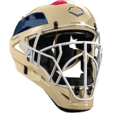 EvoShield Pro-SRZ&trade; Catcher's Helmet - Sand/Navy/Scarlet, Large