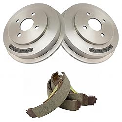 TRQ Rear Brake Shoe & Drum Kit Compatible with