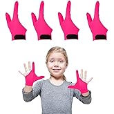 4 Pieces Children's Thumb Sucking Protective Gloves 2 Finger (5-13 Years) Children Stop Sucking Their Thumbs and Biting Their