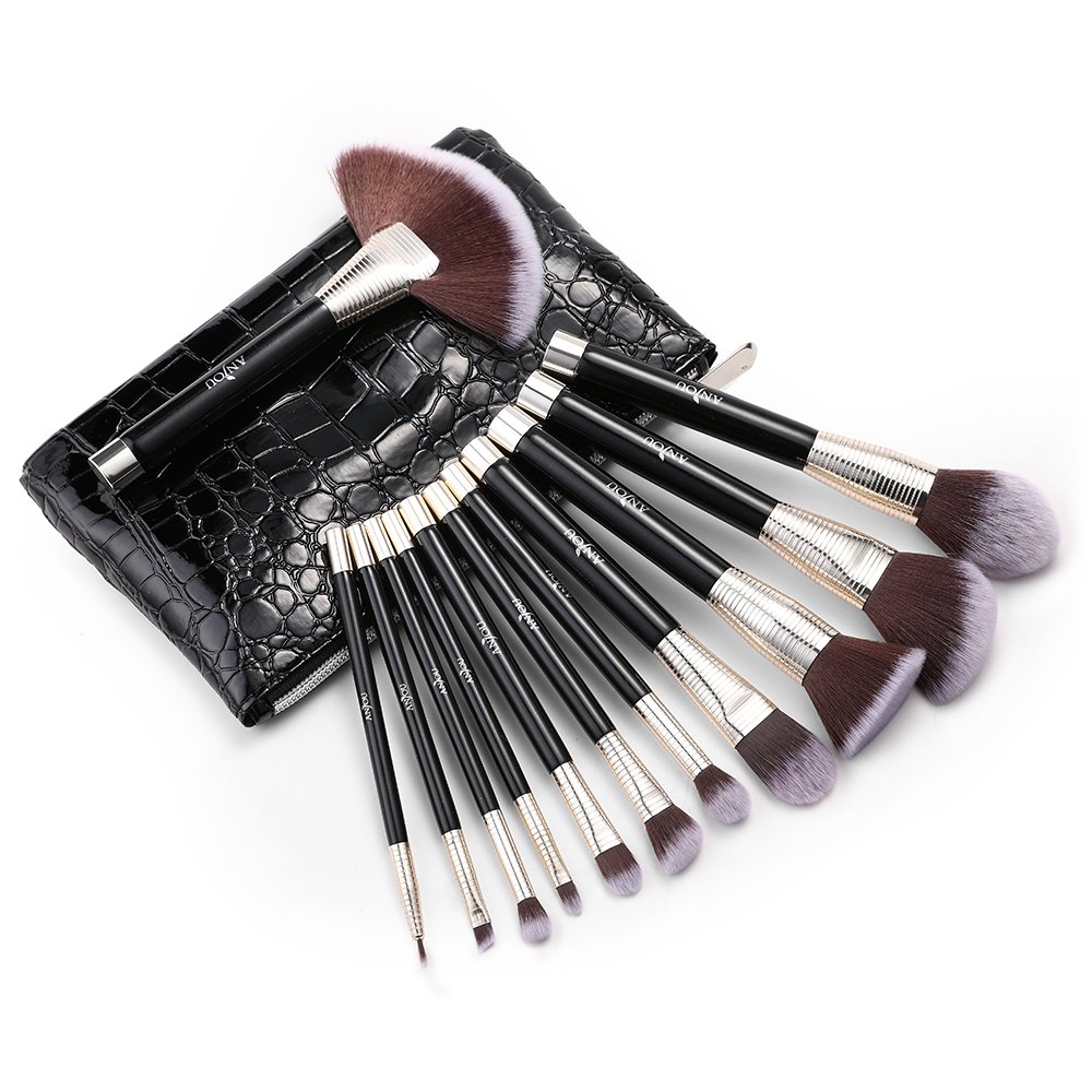 Best Anjou Makeup Brushes, 24 Pieces Professional Eye Makeup Cosmetics Brush Set