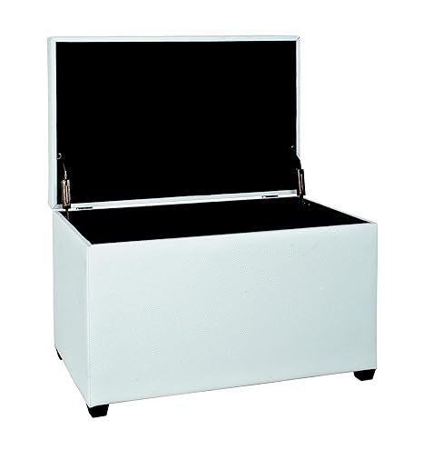 HAKU Möbel Sitztruhe weiß, 65 x 40 x 42