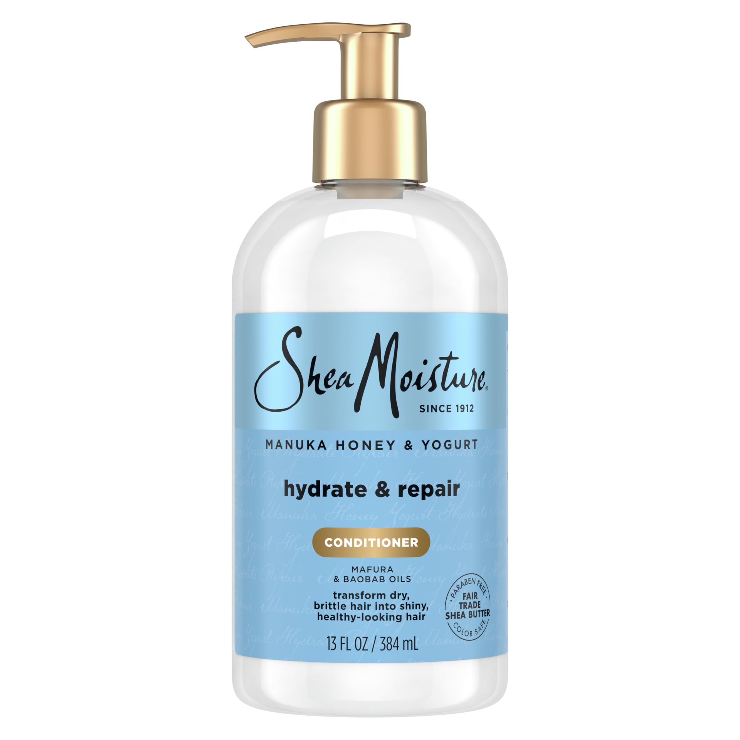 SHEA MOISTURE Manuka Honey and Yogurt Hydrate Plus Repair Conditioner for Unisex 13 oz Conditioner, White