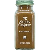 Simply Organic Ground Cinnamon Certified Organic, 2.45 Oz