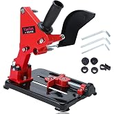 YaeKoo Angle Grinder Stand Grinder Holder Cutter Support Cast Iron Base for 100mm - 125mm Angle Mill (4"-5") Red Color
