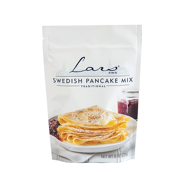 LARS OWN TRADITIONAL SWEDISH PANCAKE MIX, THIN SCANDINAVIAN...