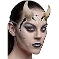 Fxe Faux Studio Large Flesh Devil Horns Halloween Latex Prosthetic Appliance.