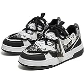 Men's Retro Color Block Fashion Sneakers Walking Casual Shoes Chunky Platform Sneakers