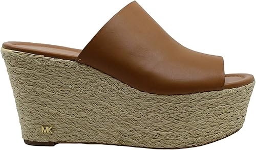 michael kors cunningham leather wedge